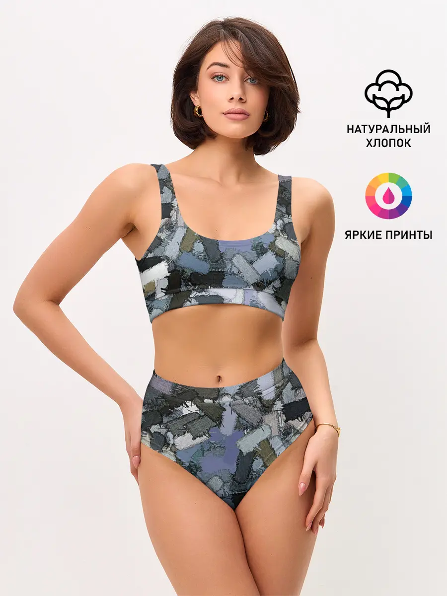 Женские топ и трусы / Patchwork