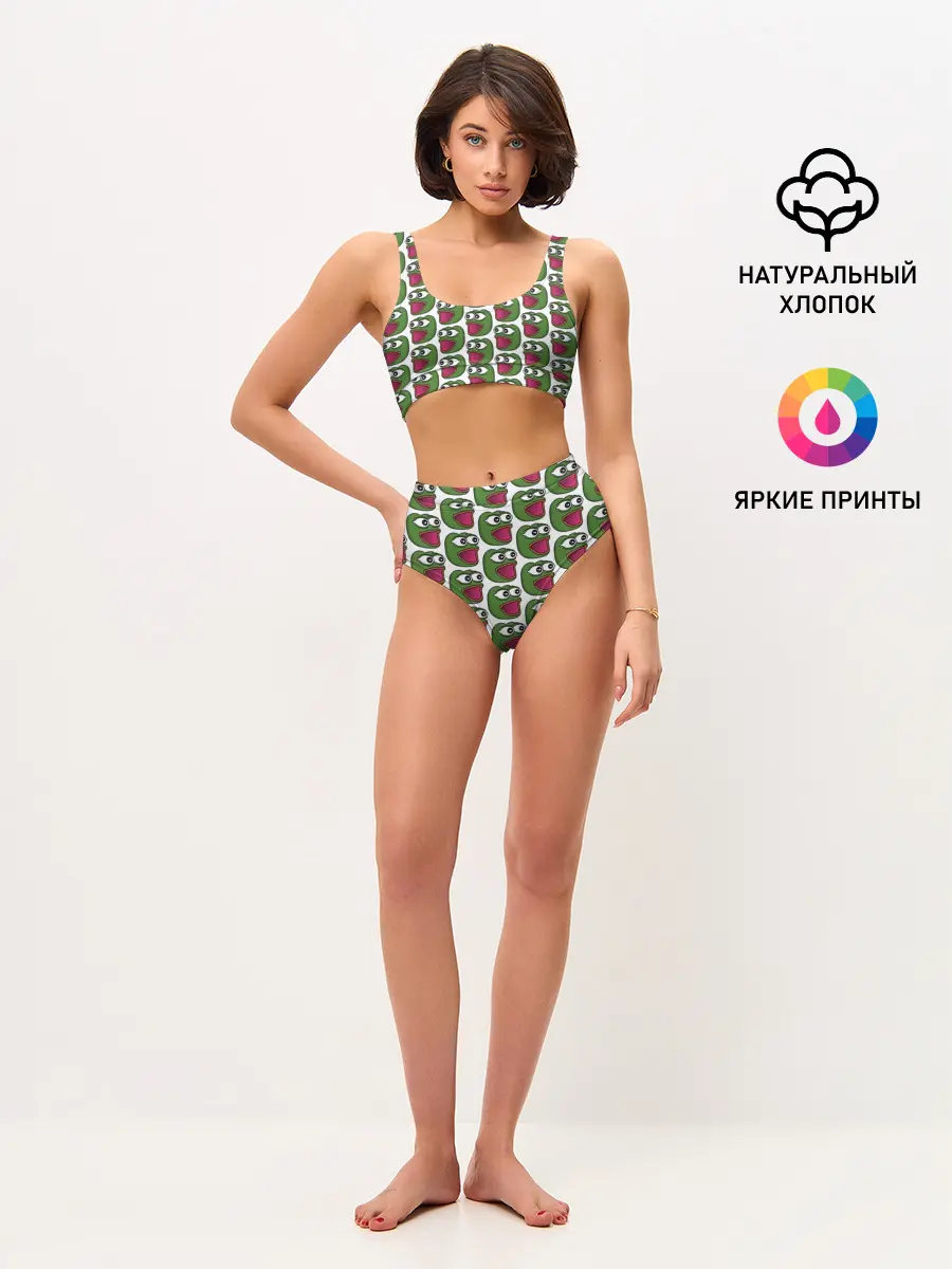 Женские топ и трусы / Poggers Pattern