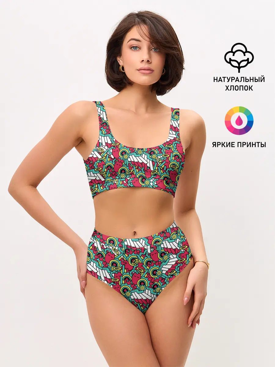 Женские топ и трусы / РЭКИ КЯН ПАТТЕРН | SK8