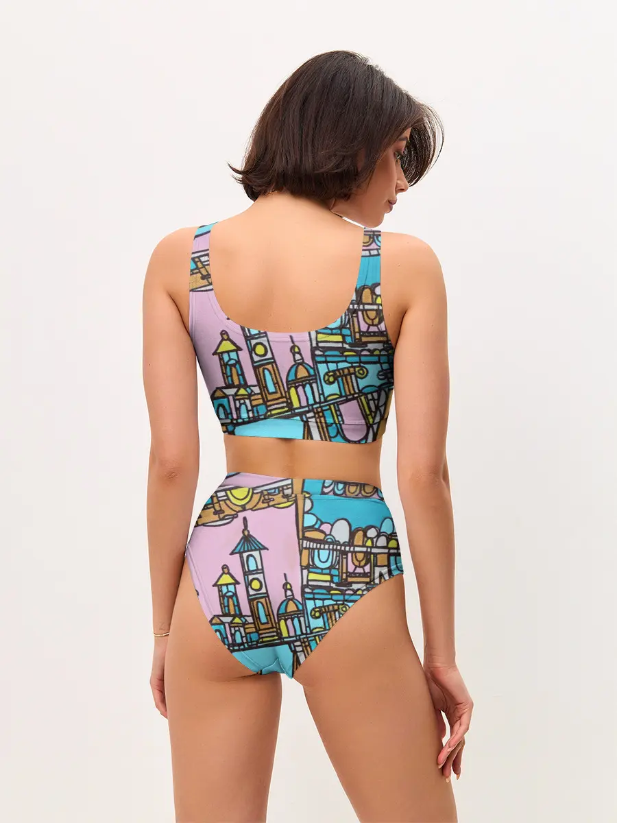 Женские топ и трусы / Римские каникулы