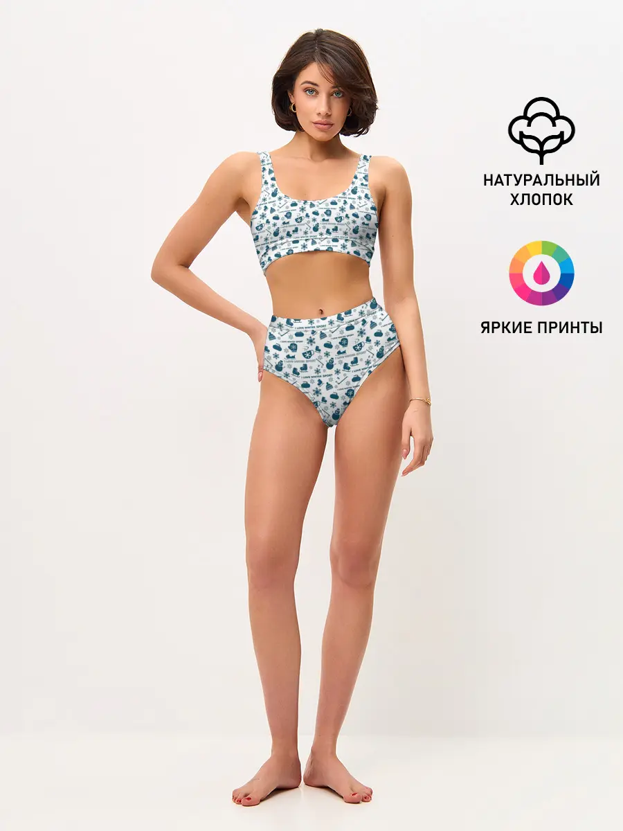 Женские топ и трусы / Зимние виды спорта