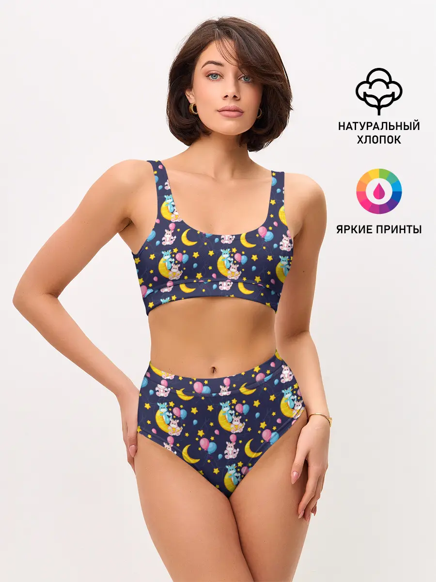 Женские топ и трусы / Ночные дракончики