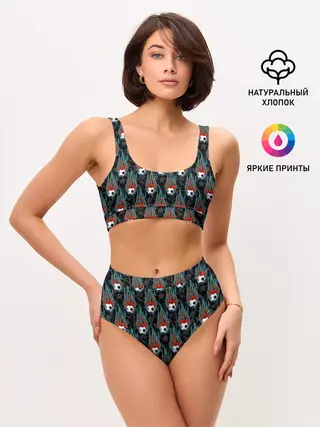 Женские топ и трусы / Футбол