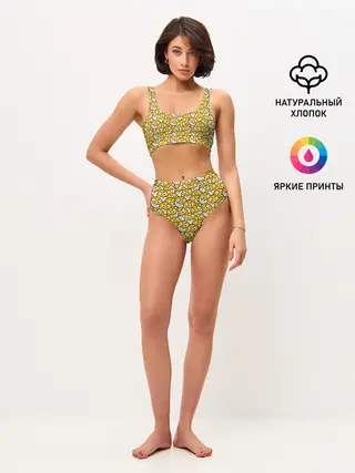 Женские топ и трусы / Злые Смайлы