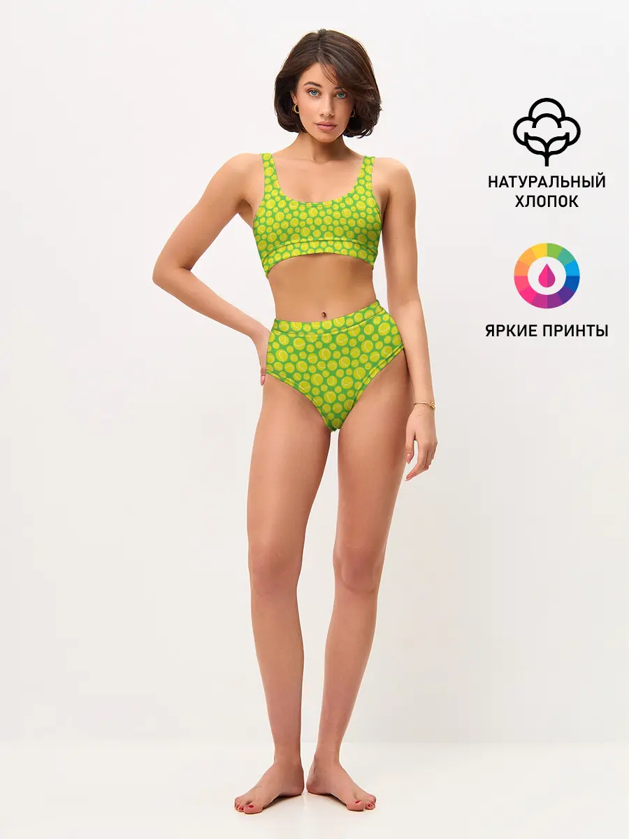 Женские топ и трусы / Теннисные Мячики