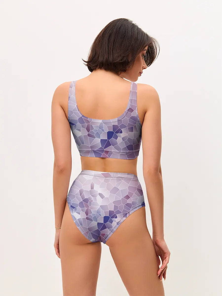 Женские топ и трусы / Узор Мозаика