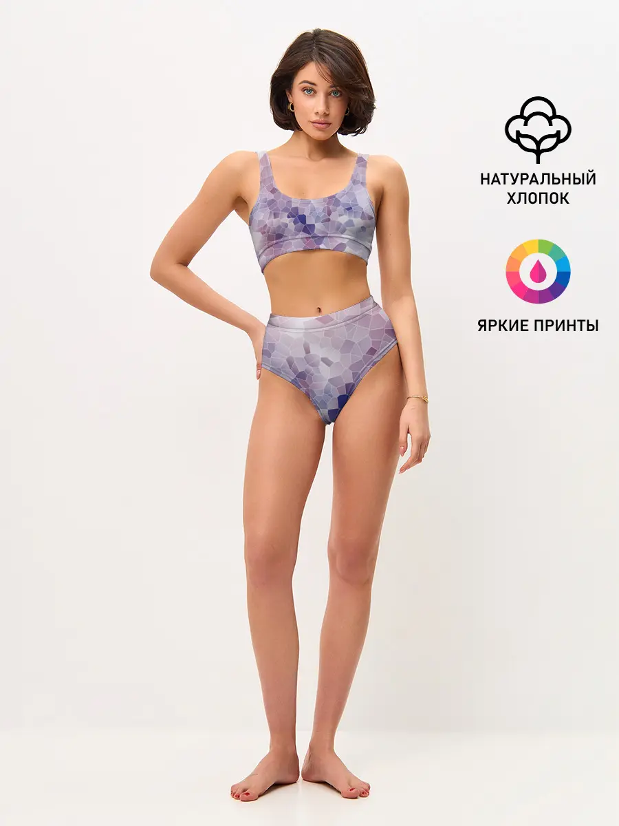 Женские топ и трусы / Узор Мозаика