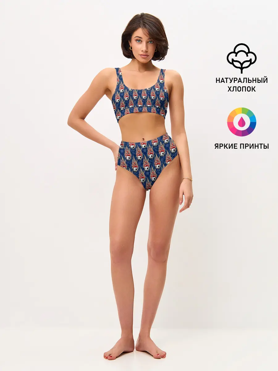 Женские топ и трусы / Футбольные Мячи