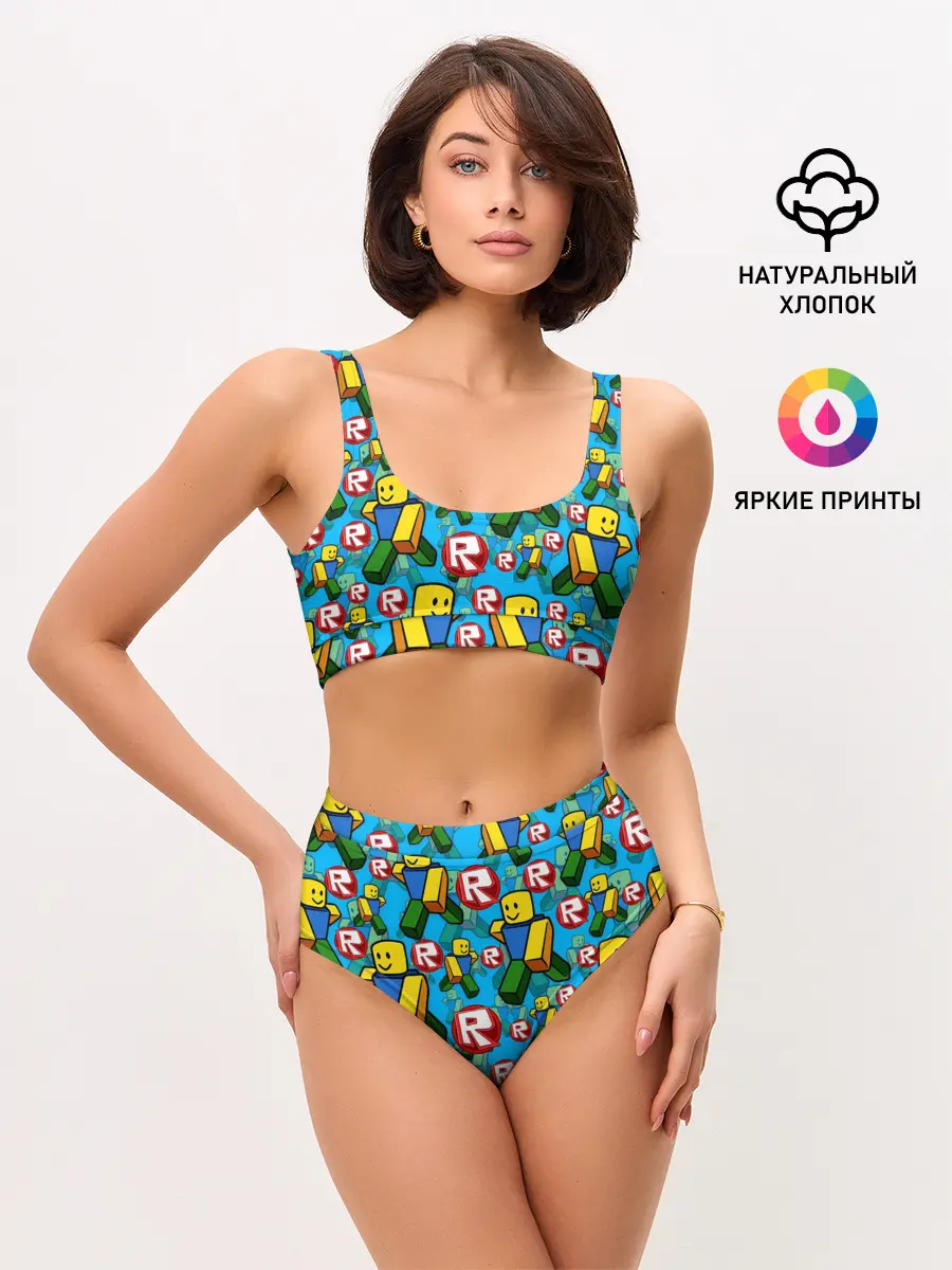 Женские топ и трусы / ROBLOX / РОБЛОКС / NOOB / НУБ