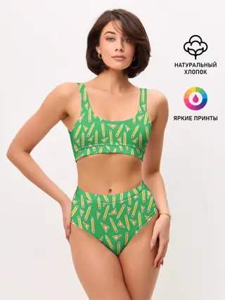 Женские топ и трусы / Карандаш и линейка