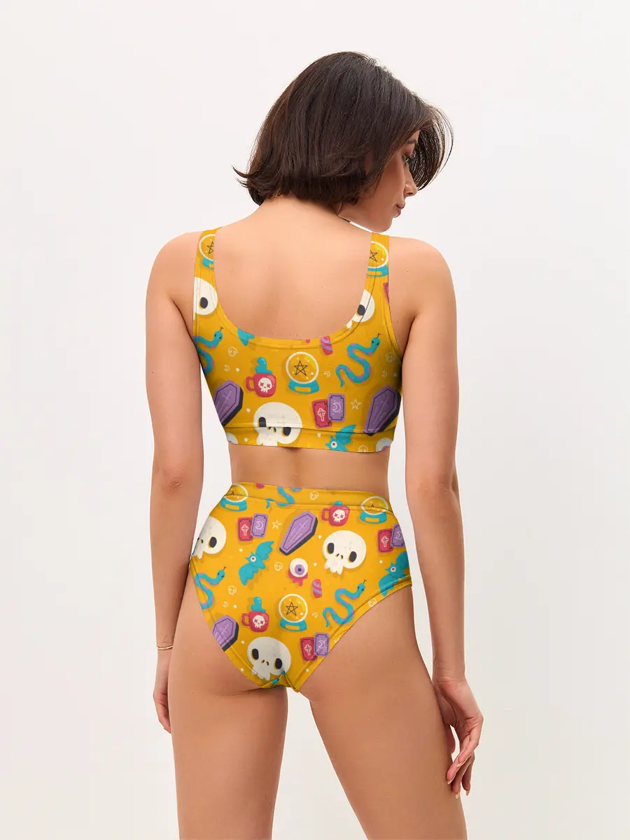 Женские топ и трусы / Весенний Хэллоуин