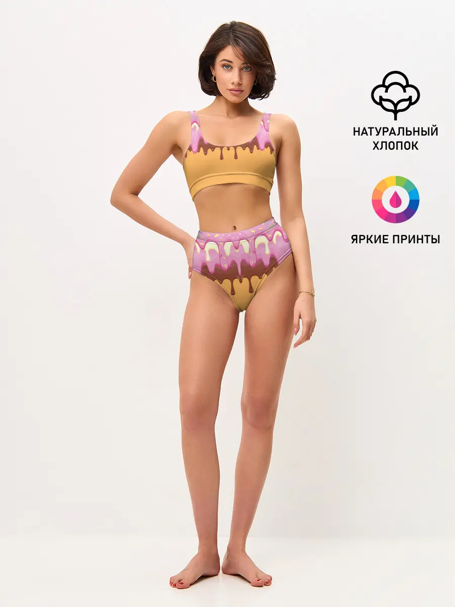Женские топ и трусы / Мороженое | Ice Scream