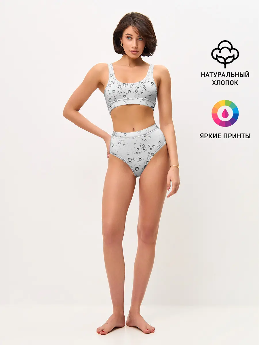 Женские топ и трусы / Утренний дождь