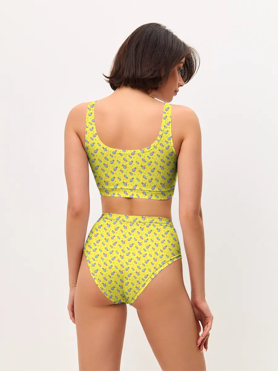 Женские топ и трусы / Pineapple Pattern