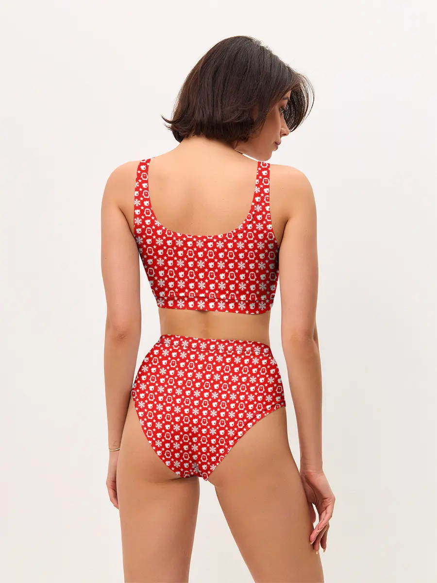 Женские топ и трусы / Funny penguins