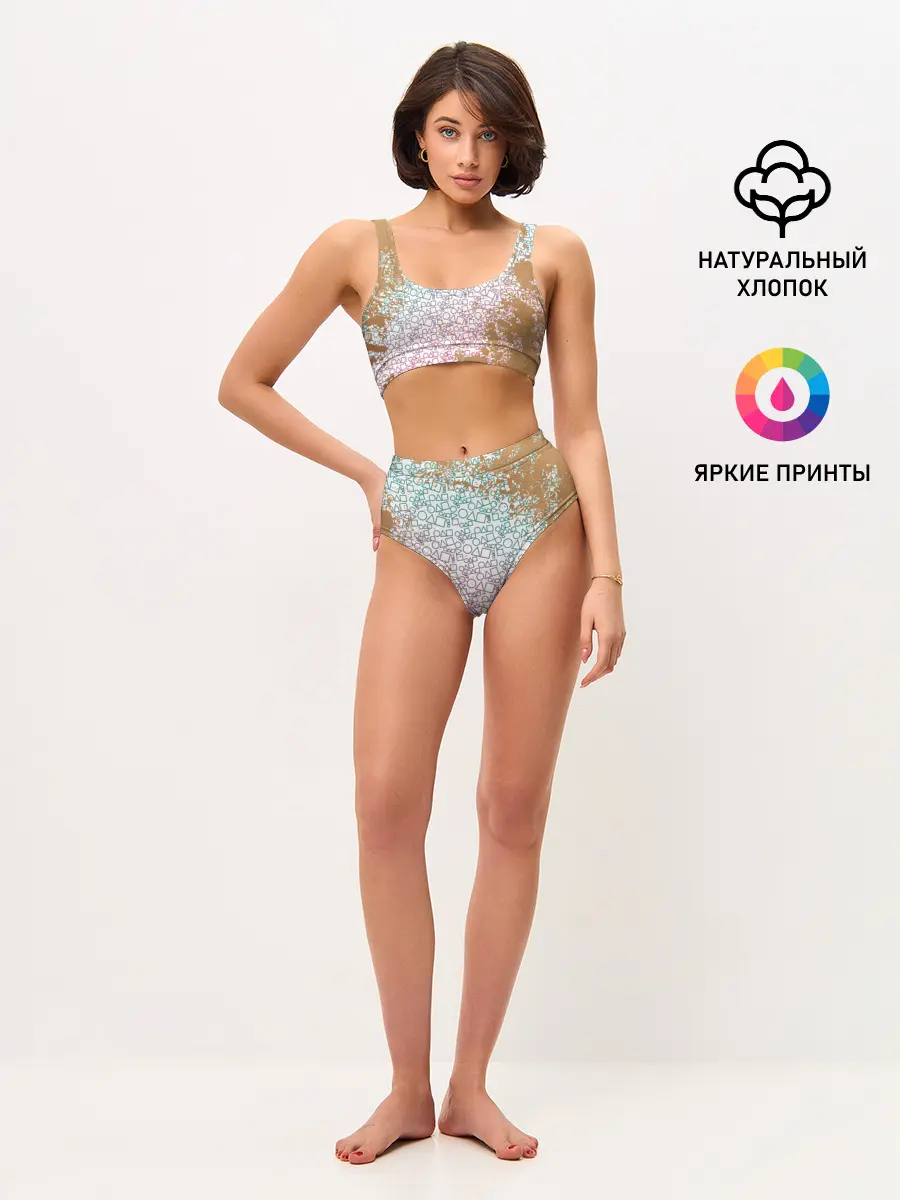 Женские топ и трусы / Лого / Игра в кальмара