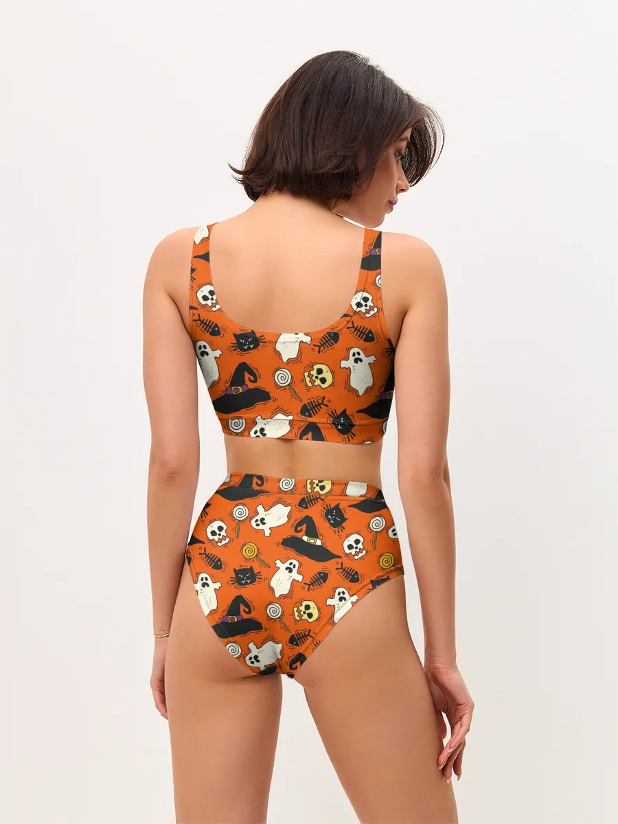 Женские топ и трусы / Хэллоуинские шалости