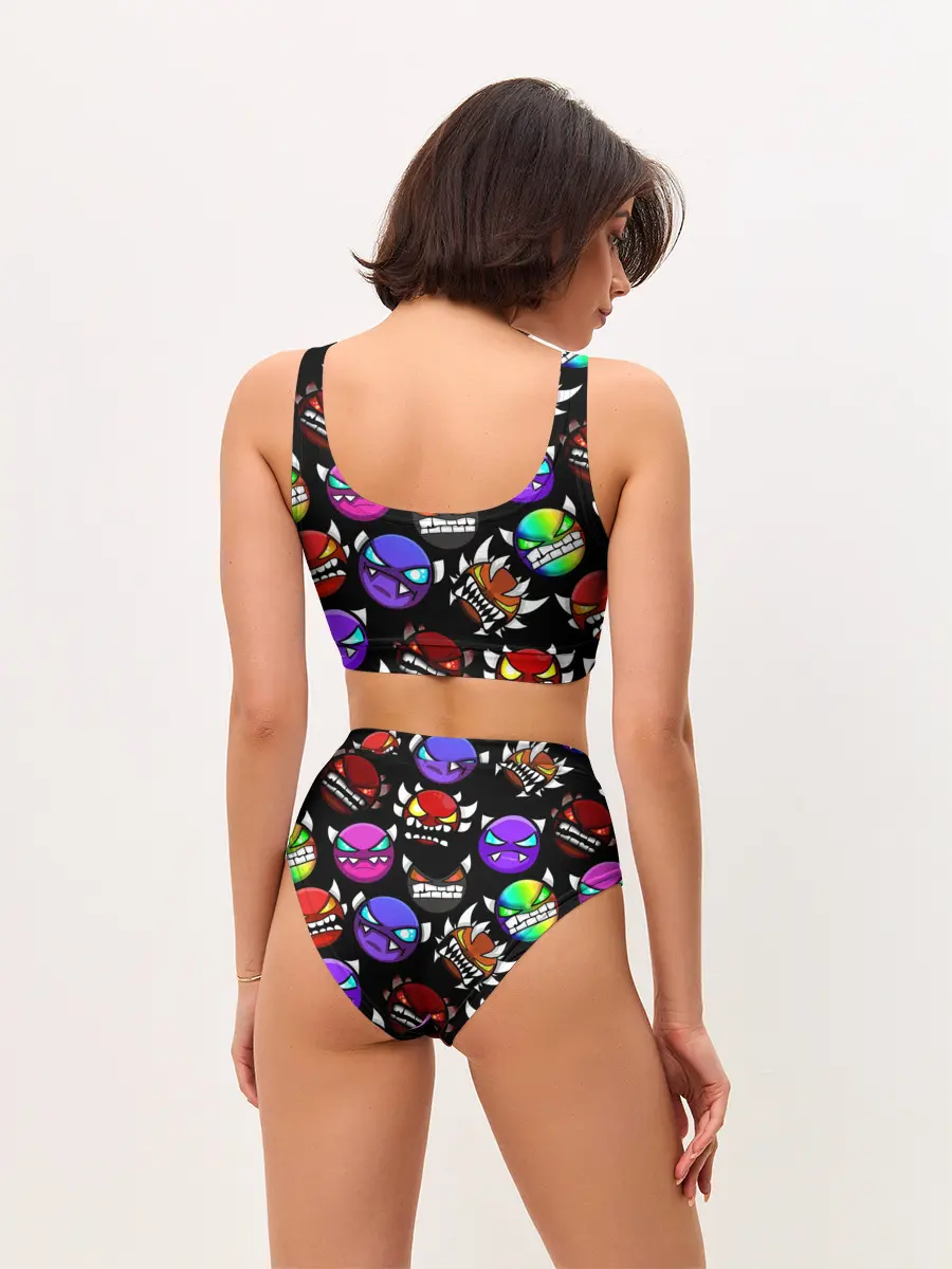 Женские топ и трусы / Geometry Dash Demons