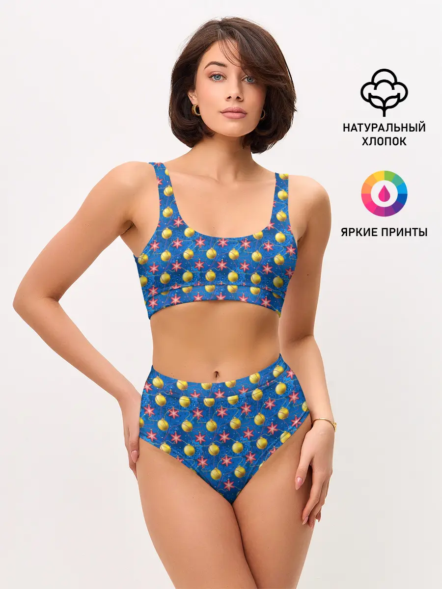 Женские топ и трусы / Праздничное Новогоднее Украшение