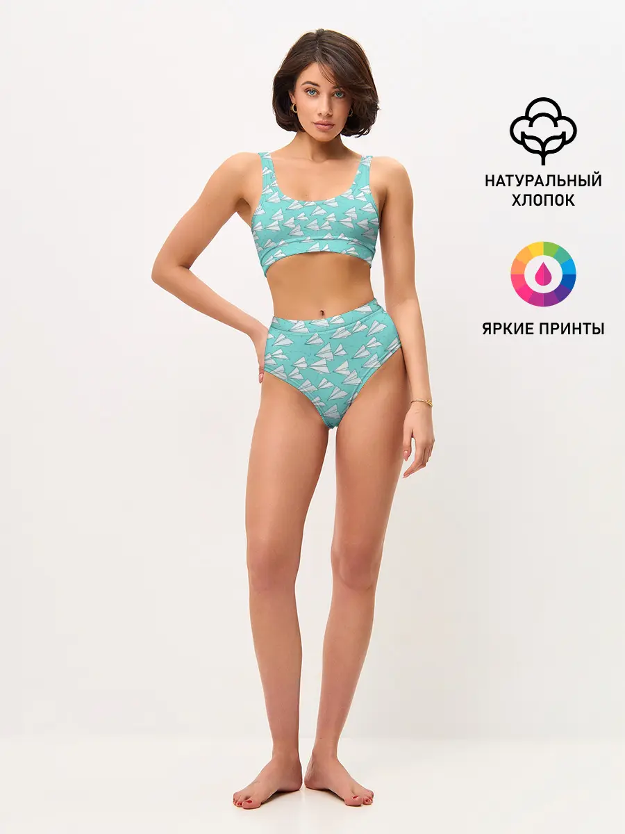 Женские топ и трусы / Paper Airlines