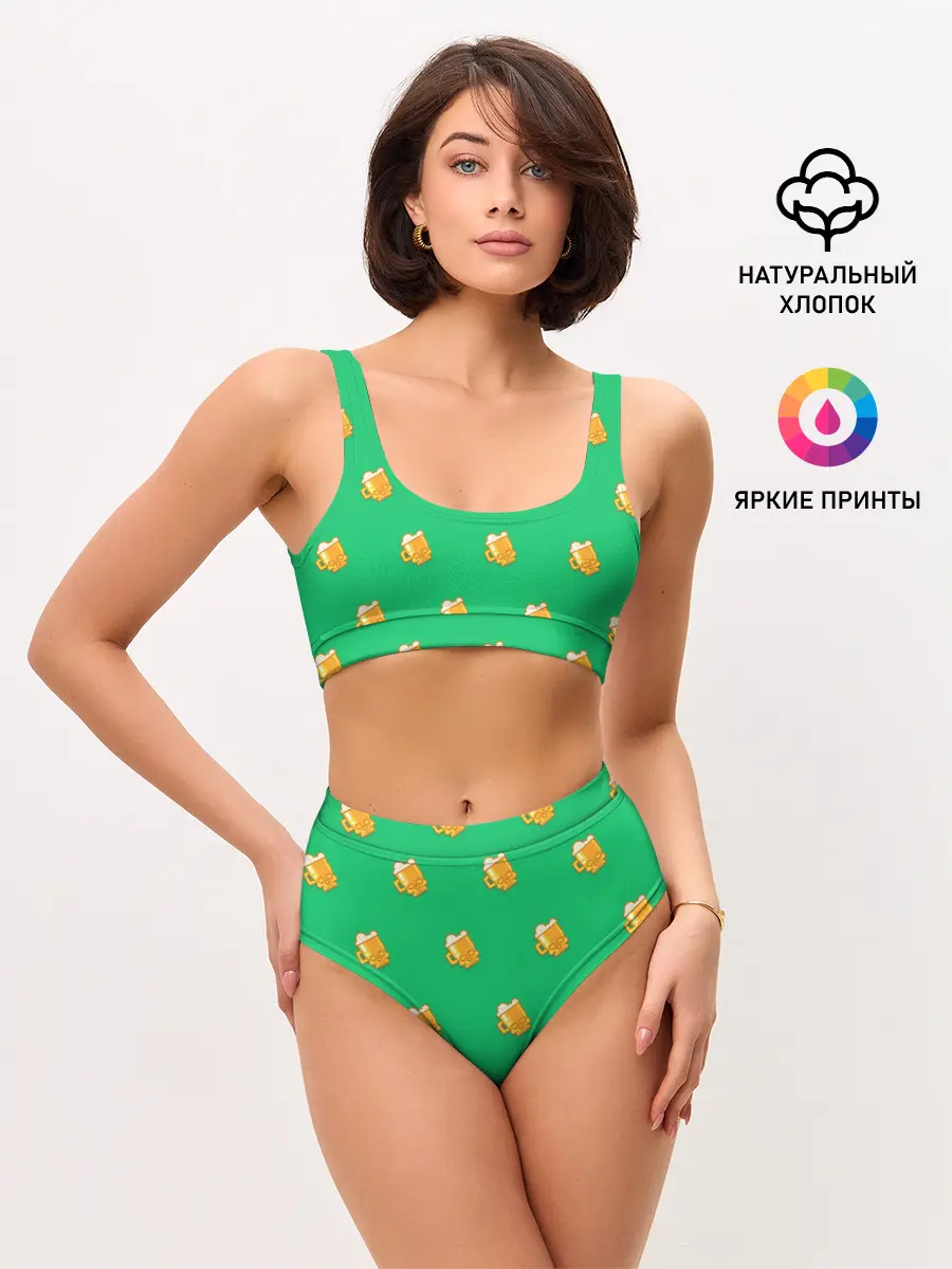 Женские топ и трусы / Лишняя кружечка