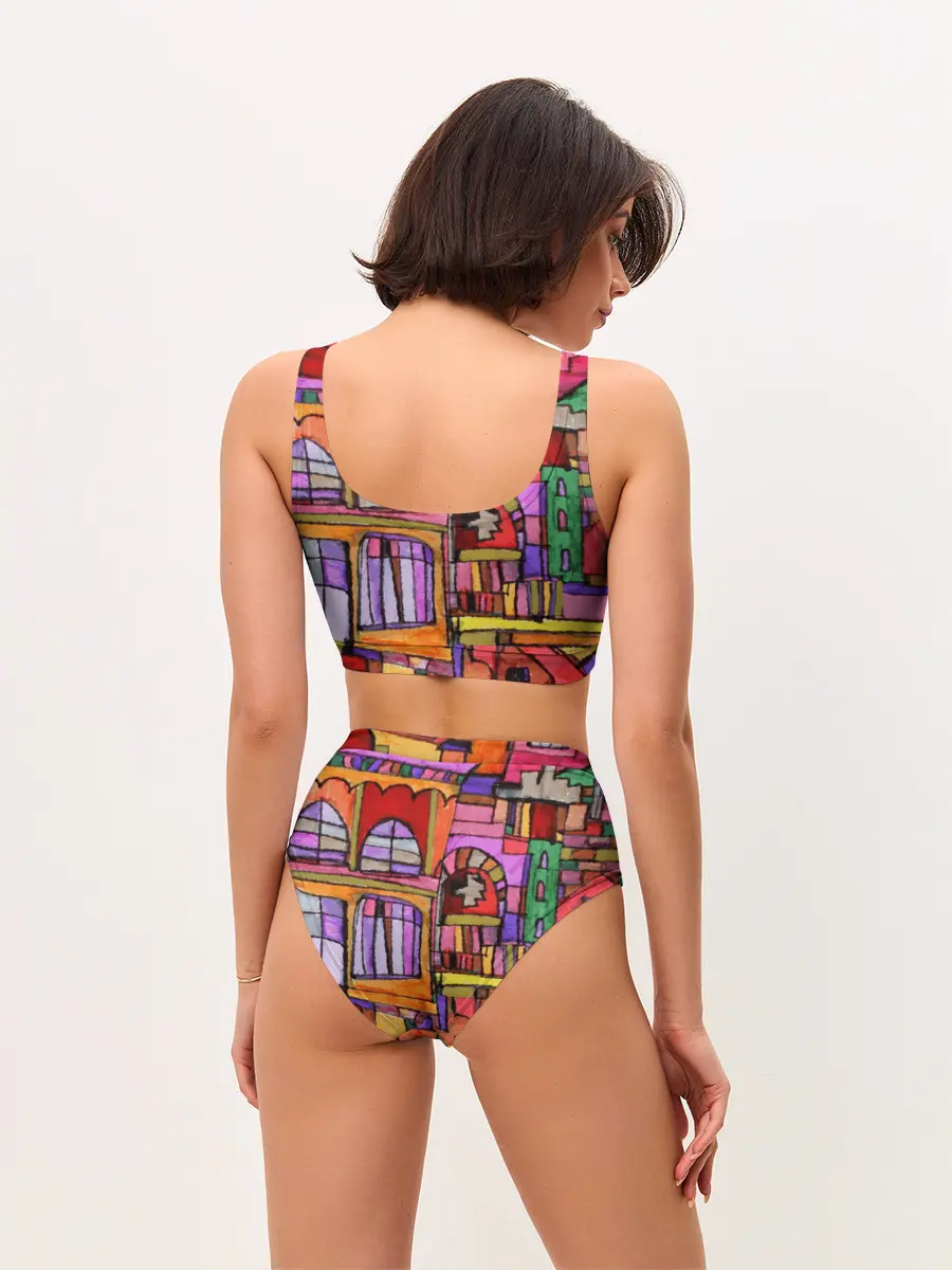 Женские топ и трусы / Скетч большого города