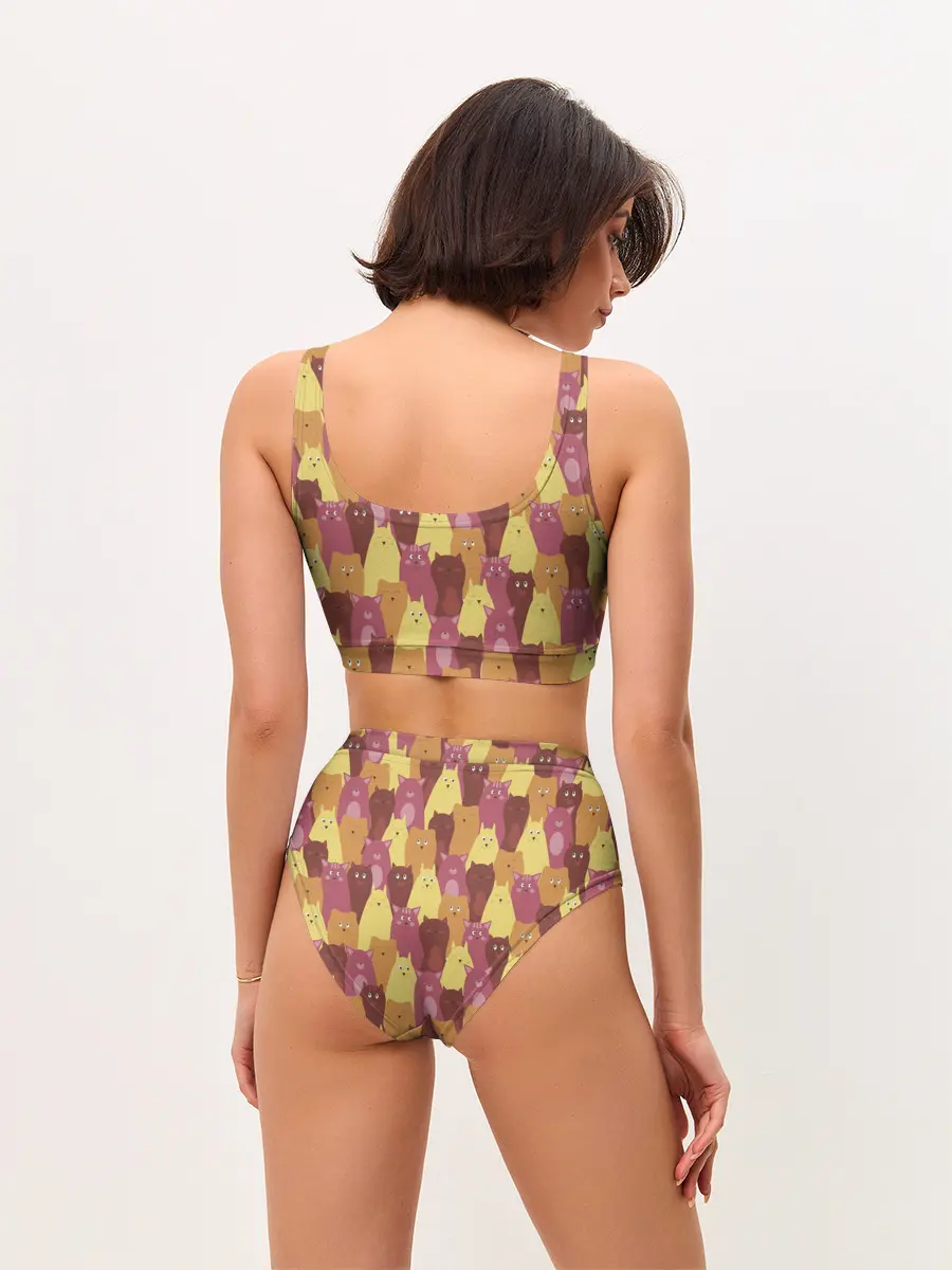 Женские топ и трусы / BEAUTIFUL CATS