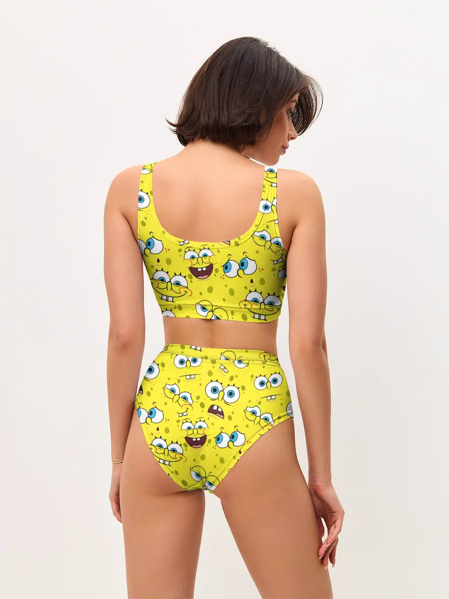 Женские топ и трусы / Губка Боб / SpongeBob pattern
