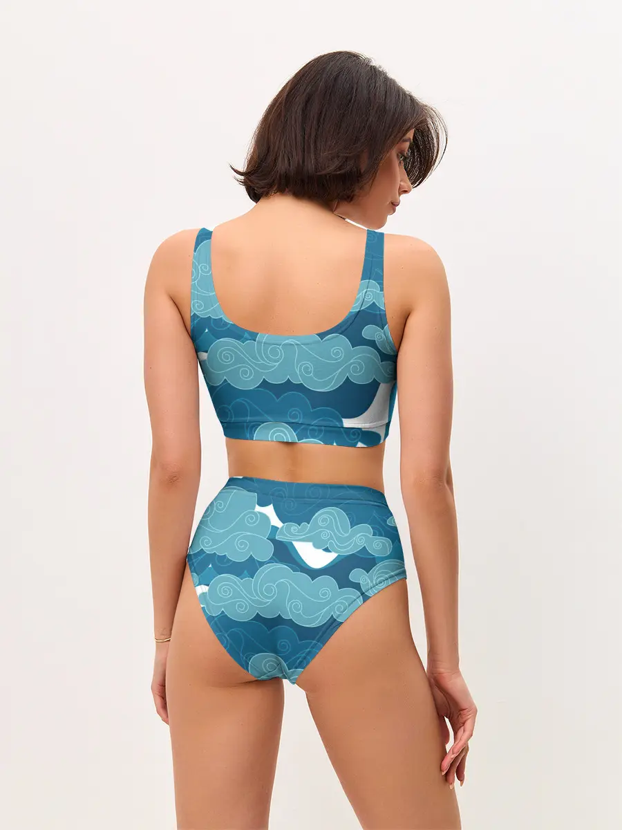 Женские топ и трусы / Облака Греции