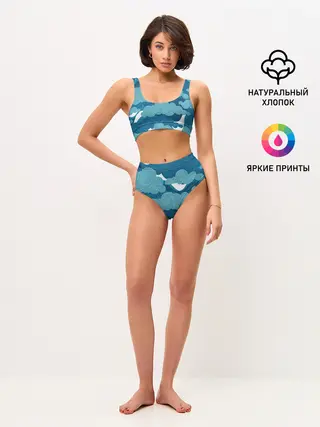 Женские топ и трусы / Облака Греции