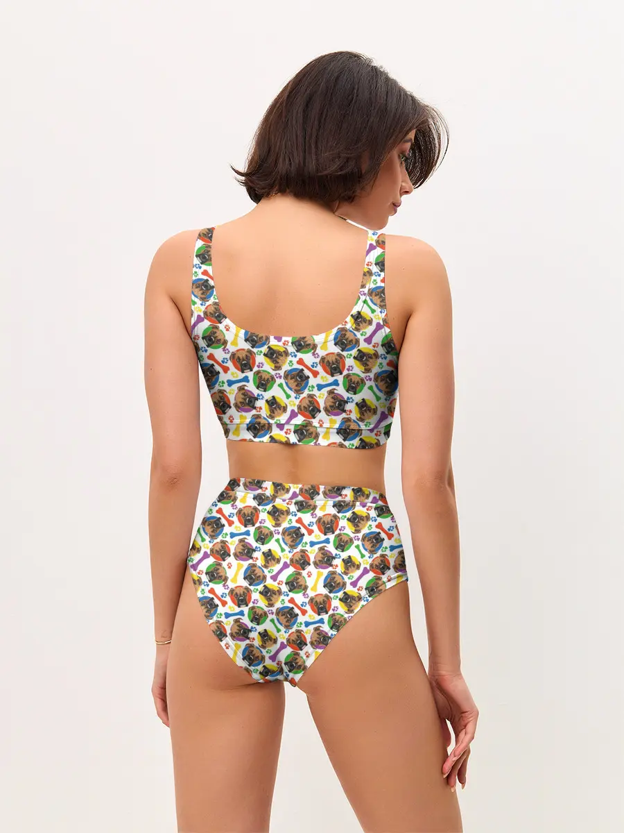 Женские топ и трусы / Немецкий Боксёр