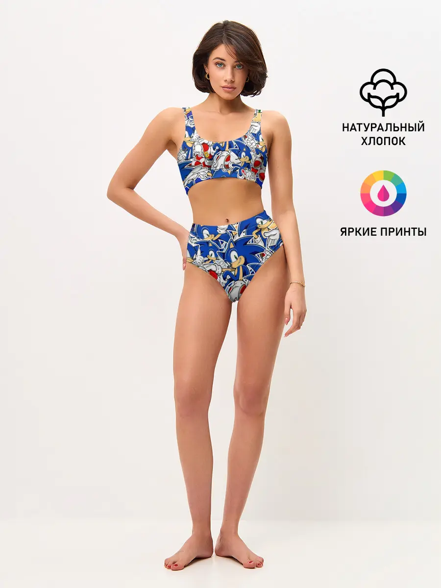 Женские топ и трусы / SONIC ПАТТЕРН / СОНИК