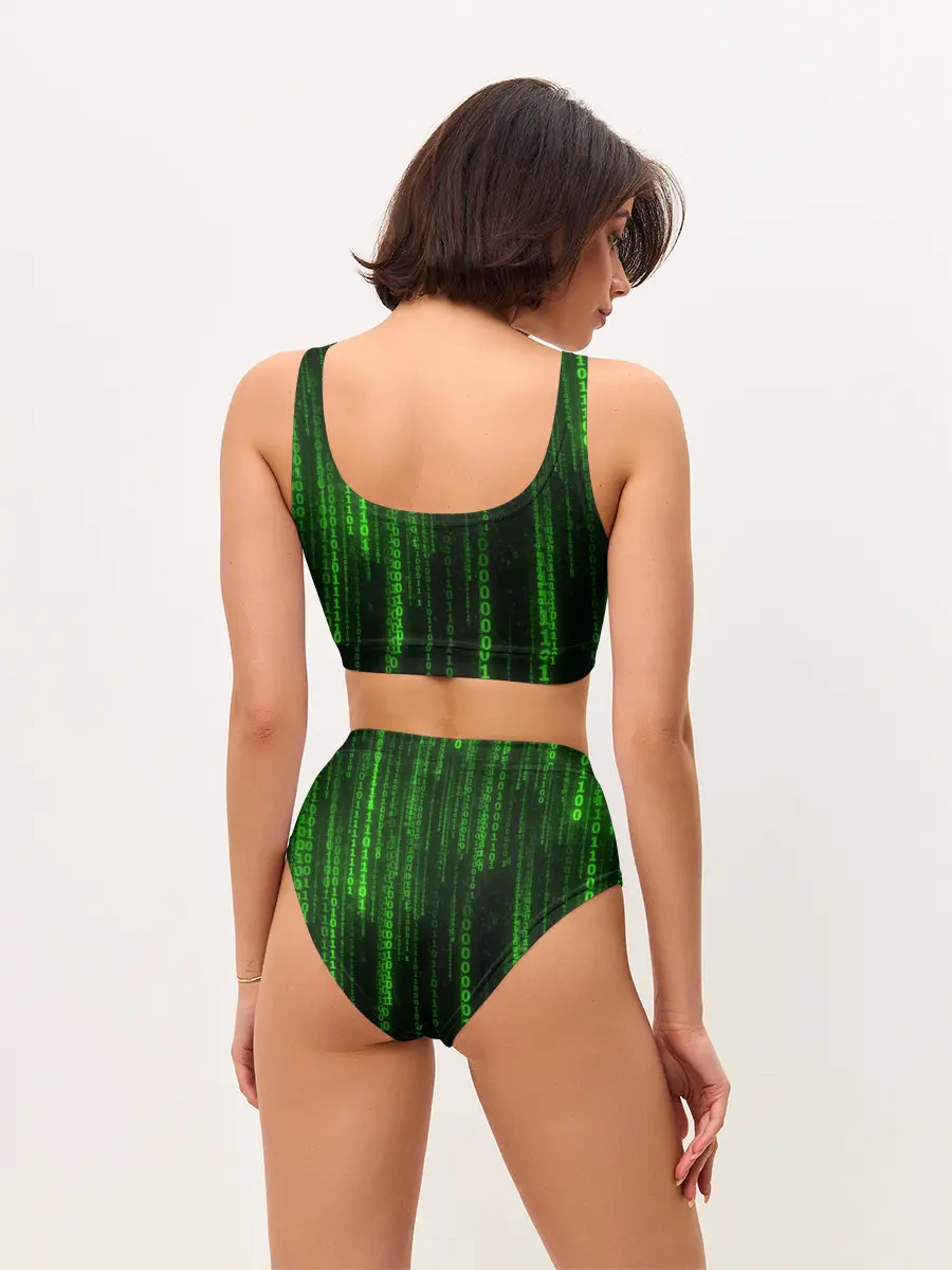 Женские топ и трусы / Матрица двоичный код