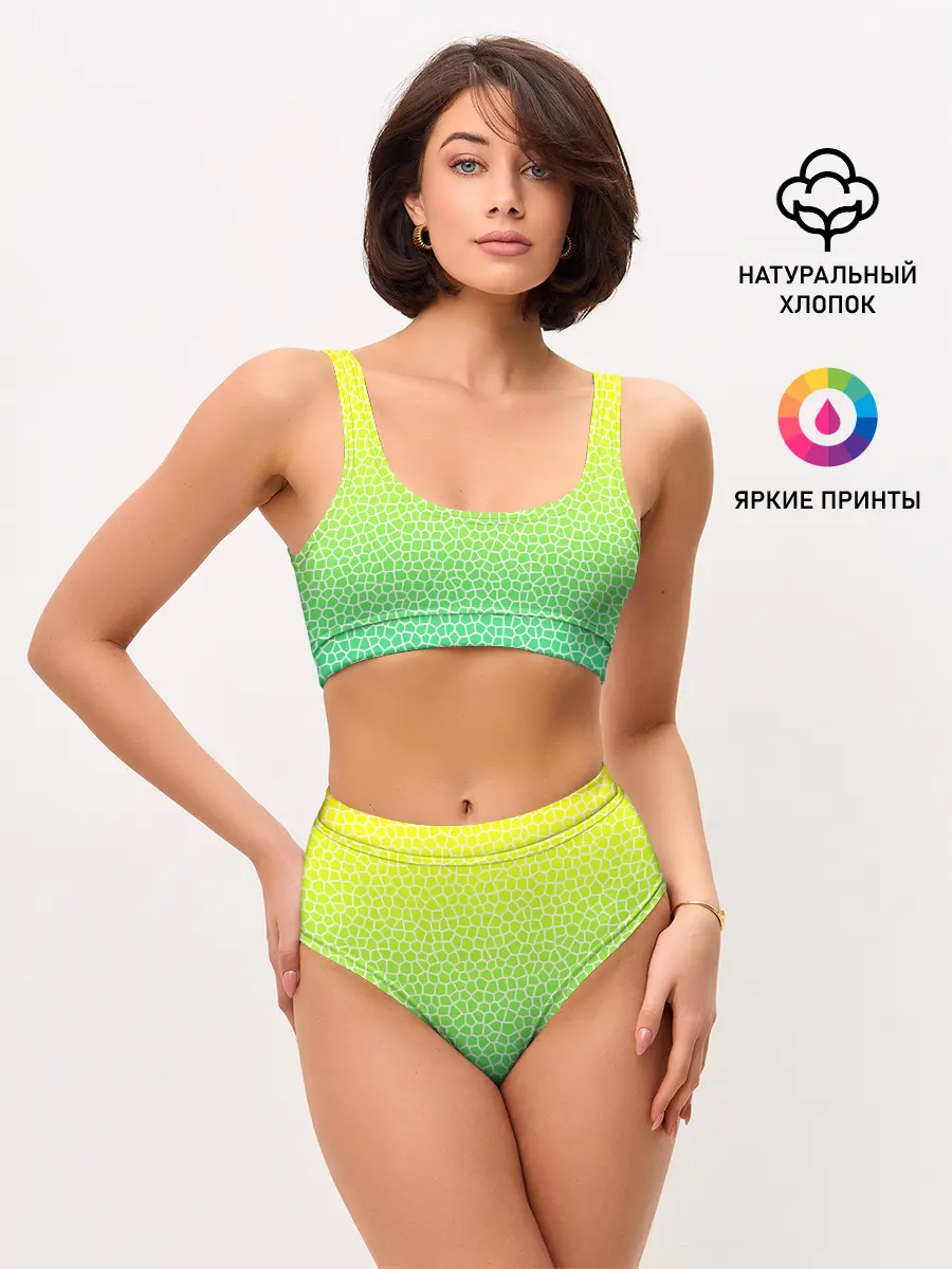 Женские топ и трусы / Витражная мозаика