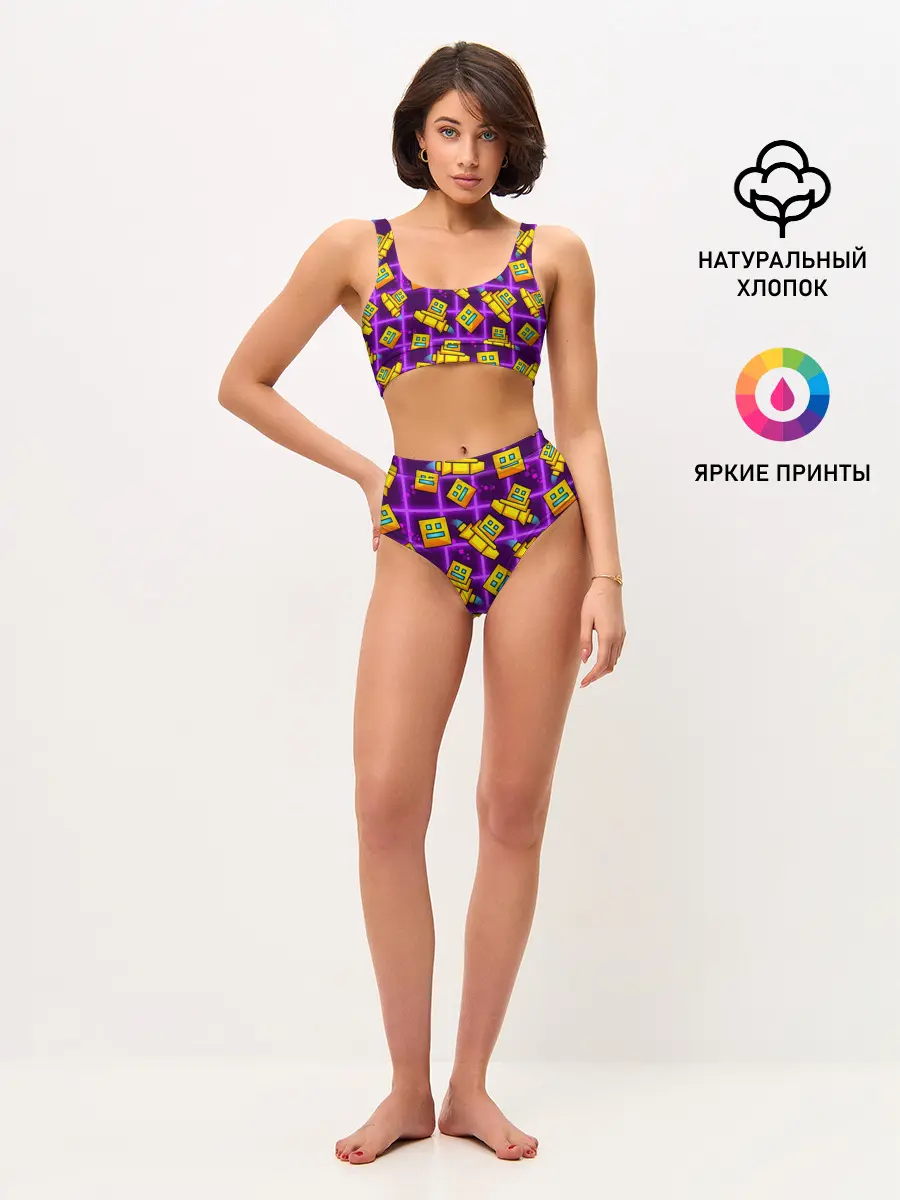 Женские топ и трусы / GEOMETRY DASH SPACE