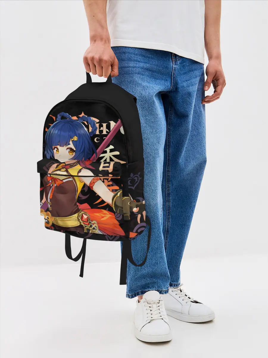 Рюкзак джинсовый / Сян Лин / Genshin Impact