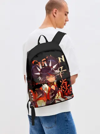 Рюкзак джинсовый / Синь Янь / Genshin Impact