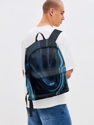 Рюкзак джинсовый / Космическая волна