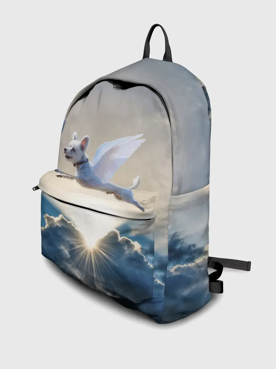 Рюкзак джинсовый / Ангельский пес