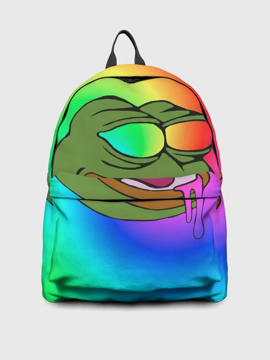 Рюкзак джинсовый / Pepe rainbow