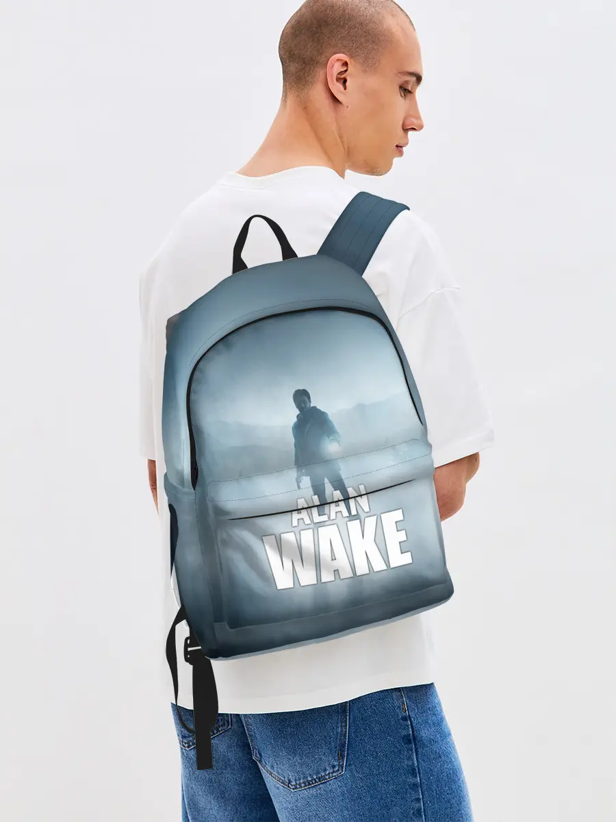 Рюкзак джинсовый / Alan Wake Video Game Art