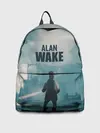 Рюкзак джинсовый / Алан Уэйк арт
