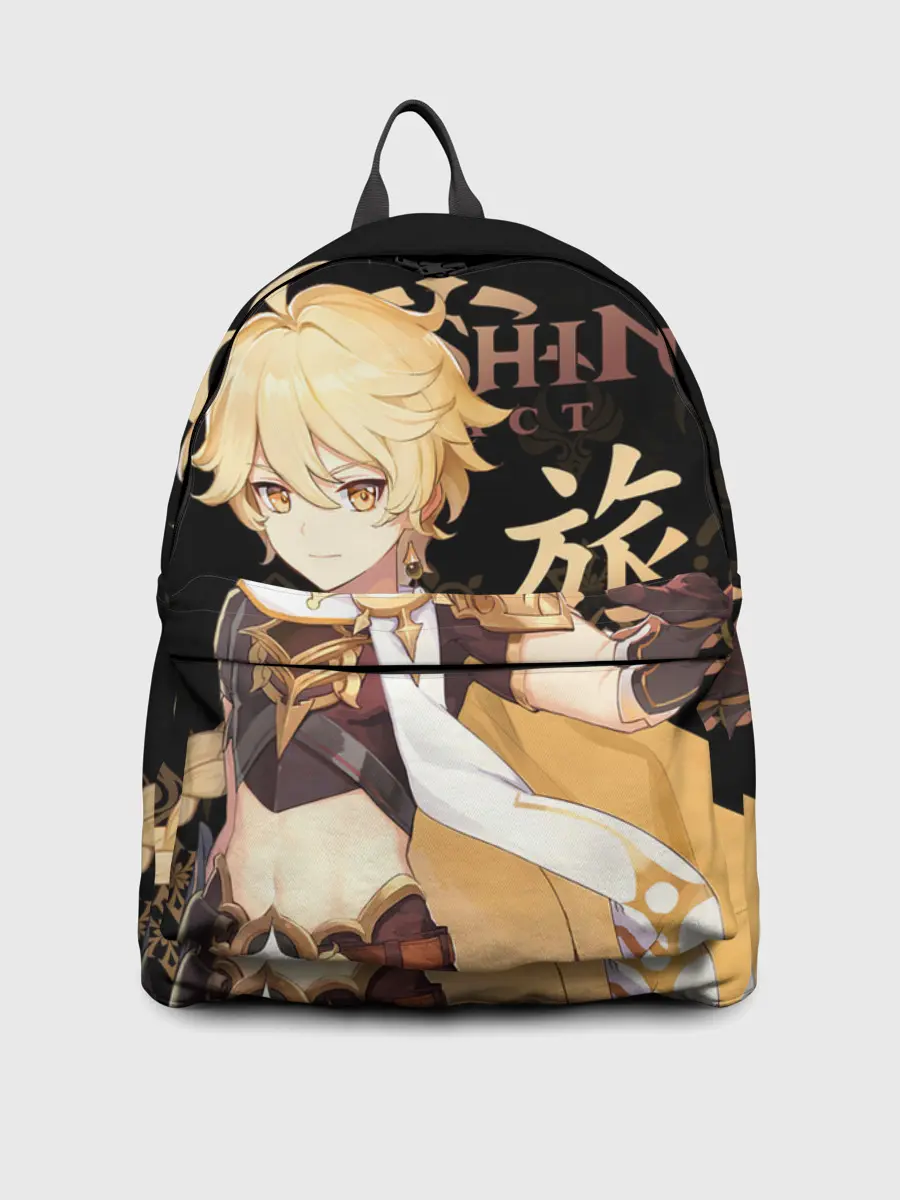 Рюкзак джинсовый / Путешественник / Genshin Impact