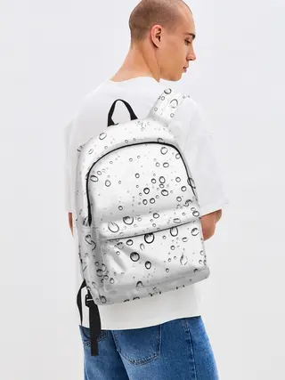 Рюкзак джинсовый / Утренний дождь