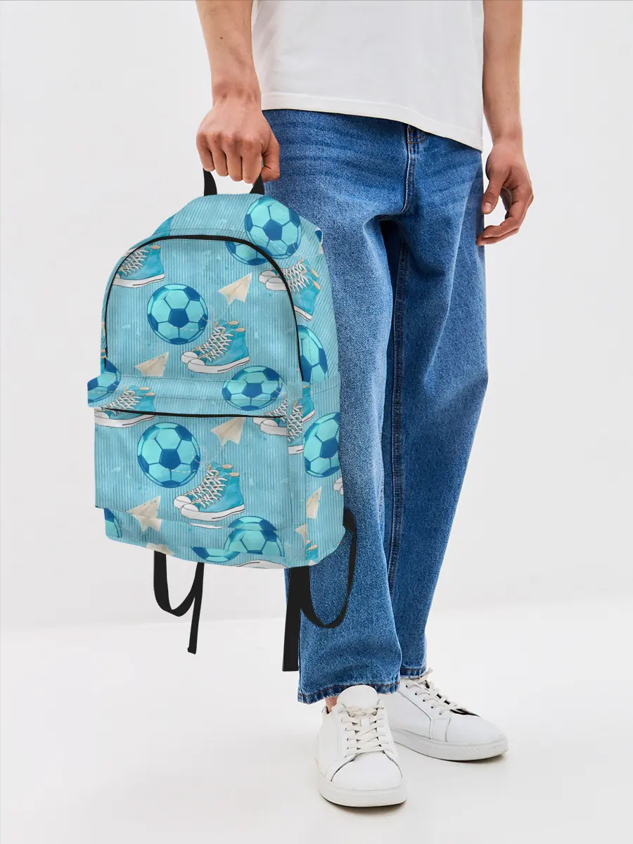 Рюкзак джинсовый / Юный футболист