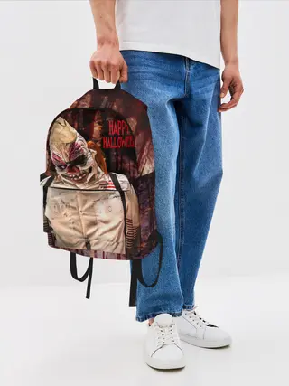 Рюкзак джинсовый / Самый страшный клоун