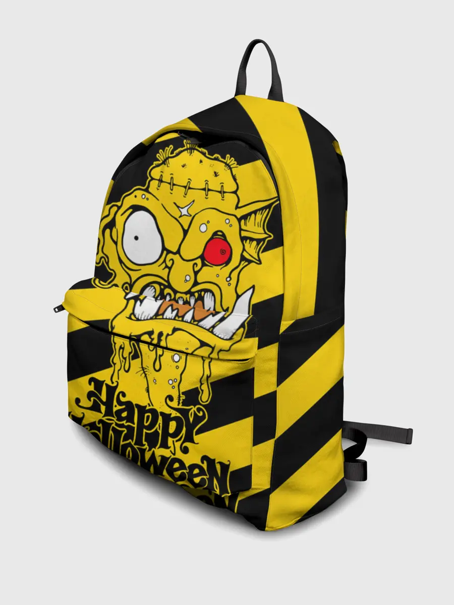 Рюкзак джинсовый / Нечисть с красным глазом