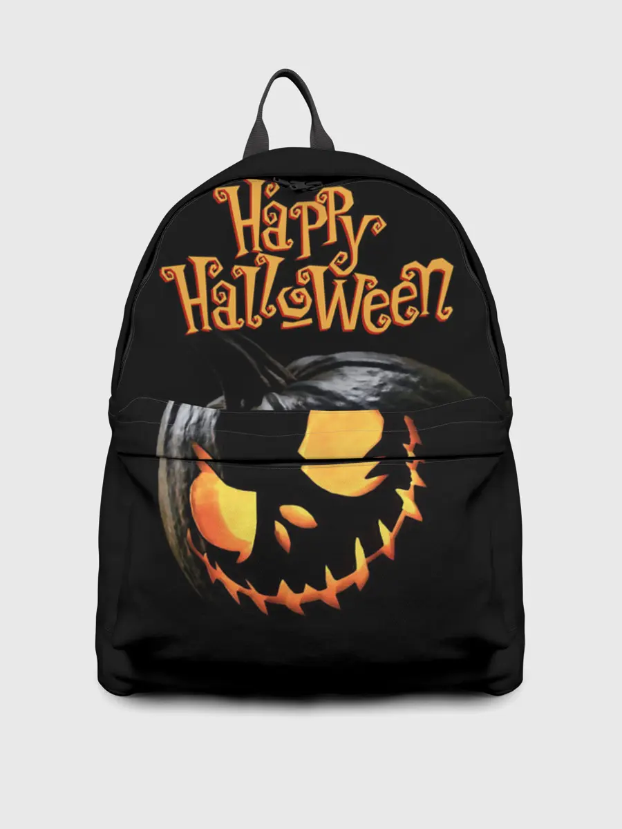 Рюкзак джинсовый / Взгляд черной тыква