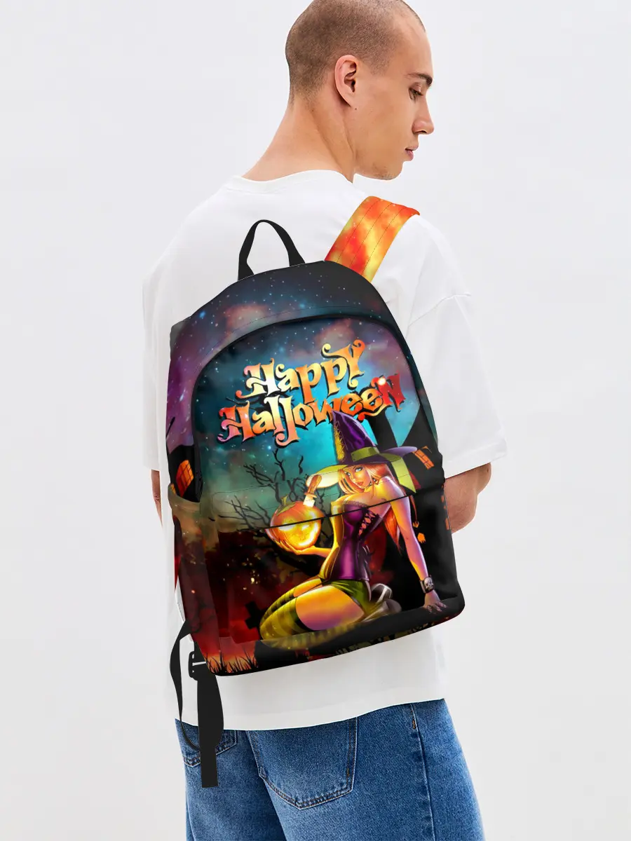 Рюкзак джинсовый / Молодая колдунья