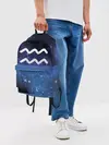 Рюкзак джинсовый / Водолей / Aquarius, Знак зодиака